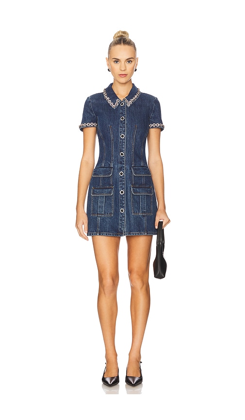 Contrast Trim Mini Dress | REVOLVE