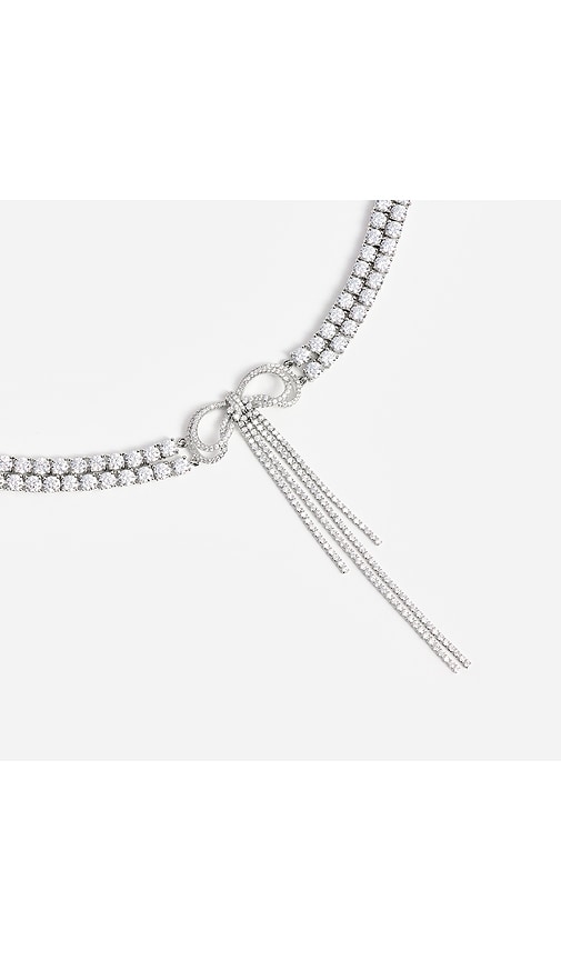 self-portrait Double Crystal Bow Choker | Thumbnail 2 self-portrait Double Crystal Bow Choker | Thumbnail 2