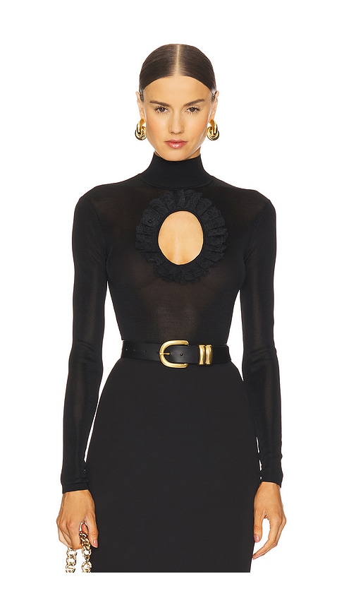 SELF-PORTRAIT X CHRISTOPHER KANE KNIT CUT OUT BODYSUIT 