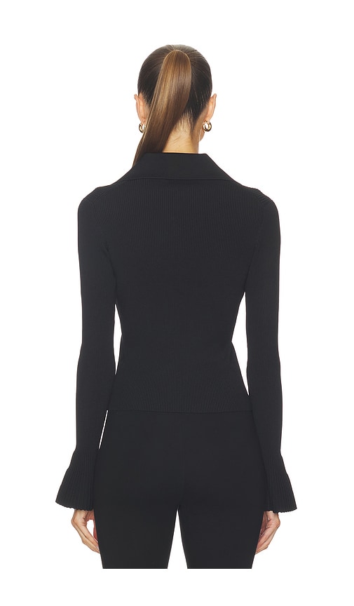  Self-portrait Button Down Knit Top In Black. Size S. Also In M. 