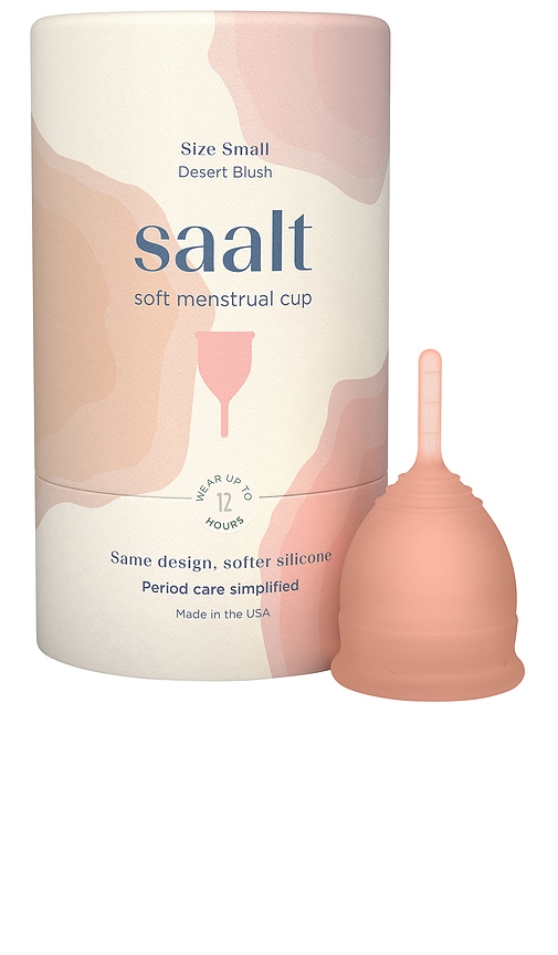 Small Menstrual Soft Cup in Desert Blush.
