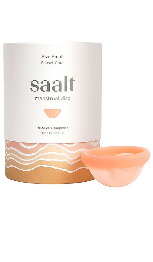Saalt Small Menstrual Disc In Sunset Coral