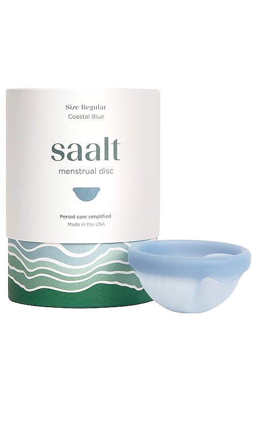 Saalt Regular Menstrual Disc In Coastal Blue
