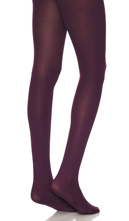 Shop Stems Avery Microfiber Tights In 紫色