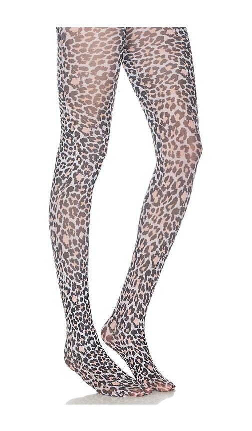 Stems Leopard Tight in Black