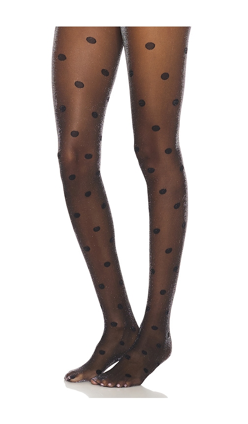 Stems Sparkle Dots Tights in Black