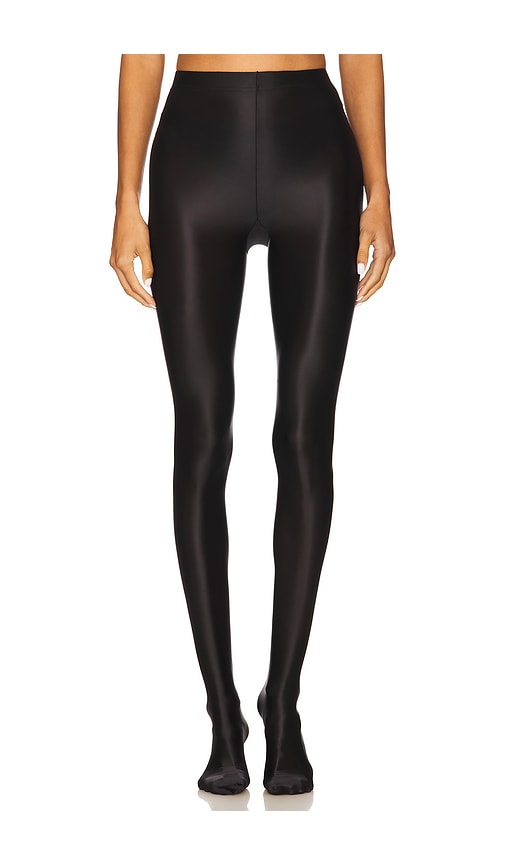 Stems Slick Gloss Tights In Black