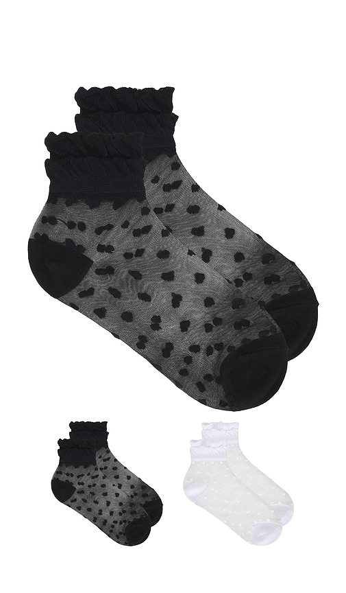 Stems Pippa Ruffle Dot Socks Pack Of 2