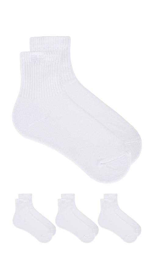 Stems 3-pack Cushioned Bow Ankle Socks