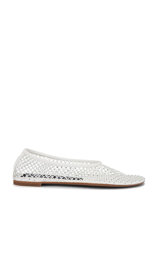 Clarissa Flat in White. - size 40 (also in 36, 37, 38, 39, 41)