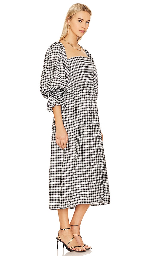 Shop Sleeper Atlanta Dress In Black & White