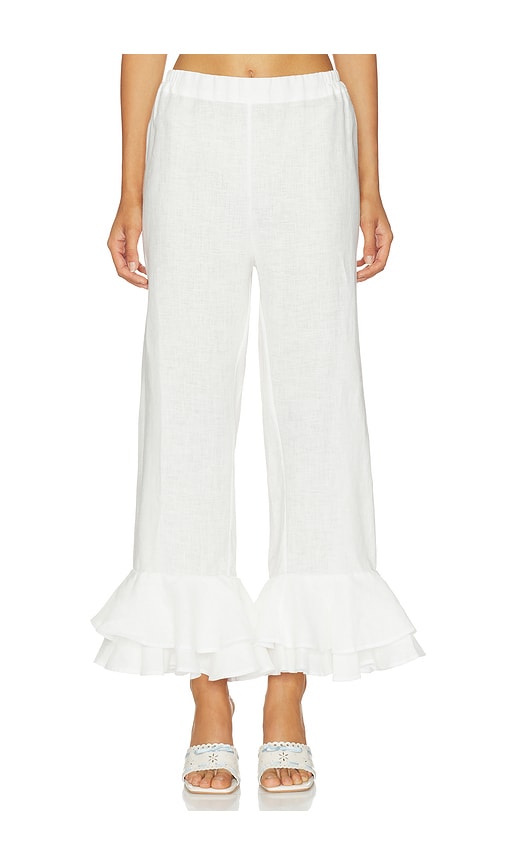 Sleeper Cha-cha Linen Lounge Pants With Headscarf