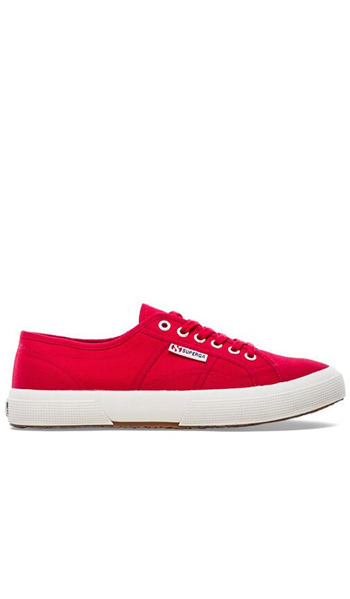 superga red shoes