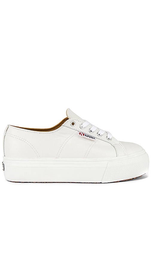 womens 279 fglw platform sneakers in white leather