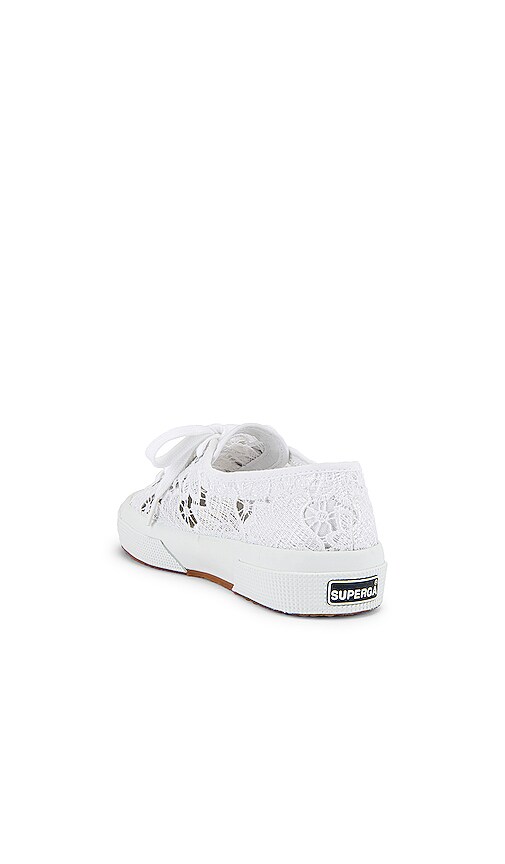 Superga 2750 Macramew Sneaker in White 