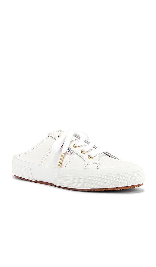 superga nappa lea white