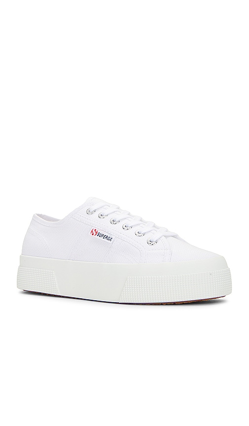 Shop Superga 2740 Mid Platform Sneaker In White