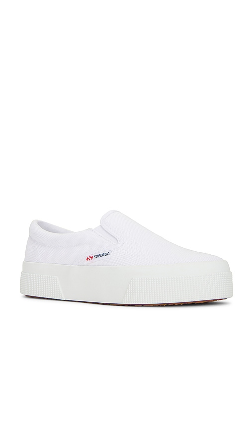 Shop Superga 2740 Mid Platform Slip On Sneaker In White