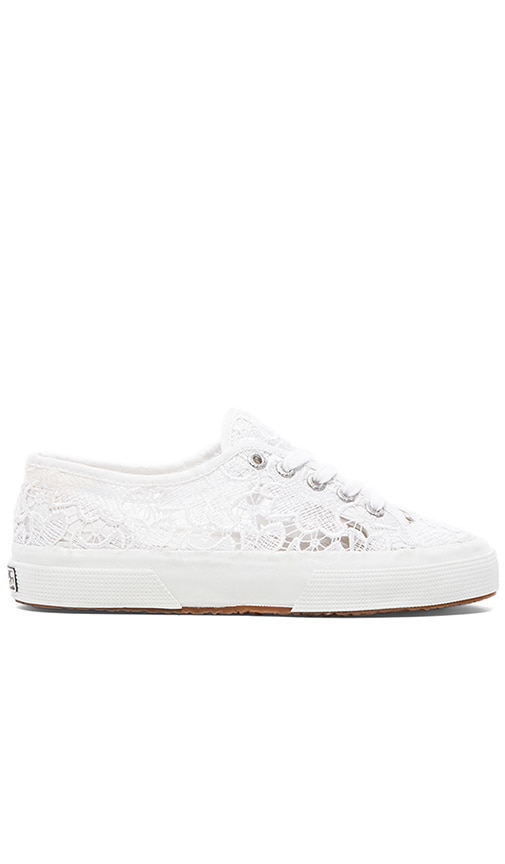 Superga Lace Sneakers in White | REVOLVE
