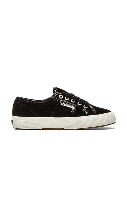 Suede Patent Sneaker