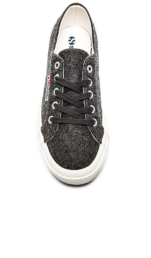 superga charcoal leather