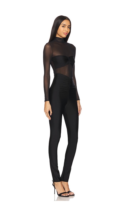 Ser.o.ya X Revolve Brietta Bandeau Mesh Catsuit In Black