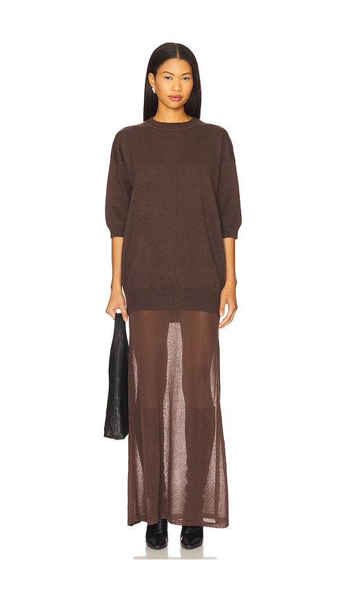 Ser.o.ya Arwen Maxi Dress In Brown