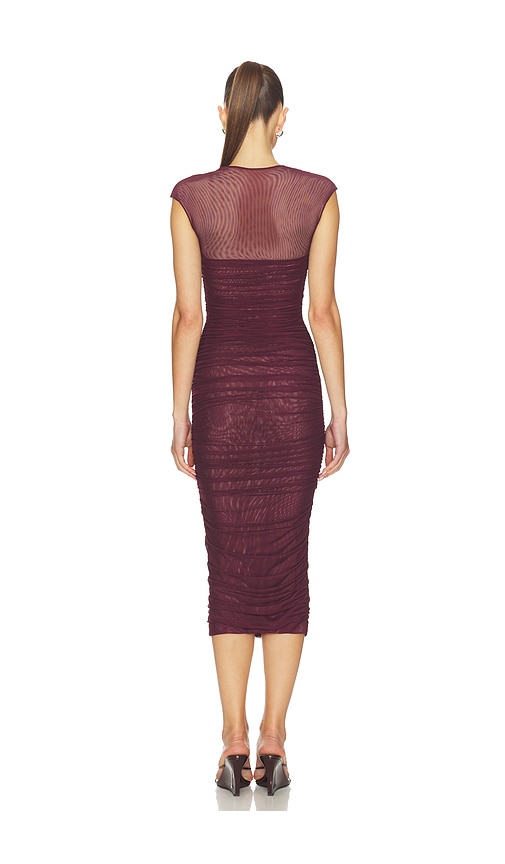  Seroya Midi-kleid Kylie In Burgundy. Größe Xs. Also In S, M, L. 