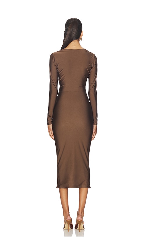  Seroya Midi-kleid Maida In Brown. Größe Xs. Also In Xxs, S, M. 