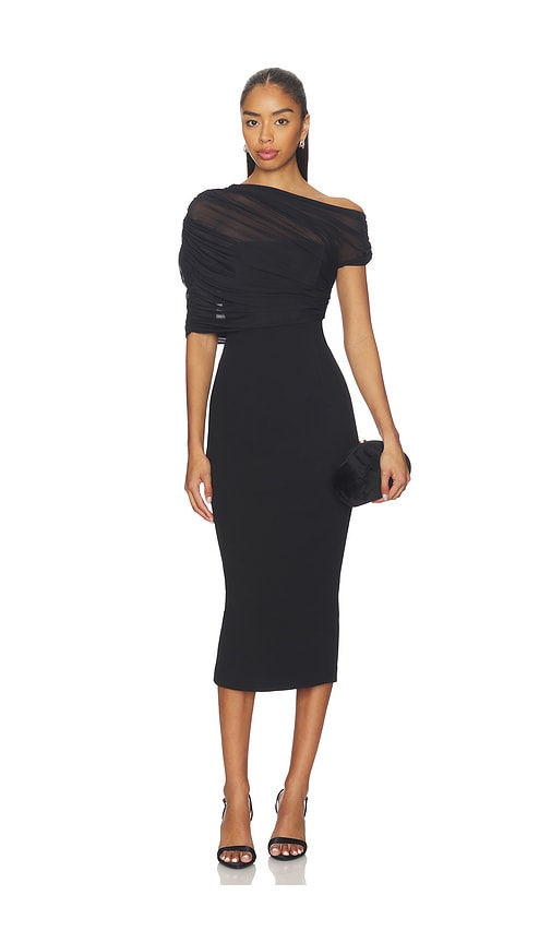Women's Black Midi Dresses Women's Black Midi Dresses