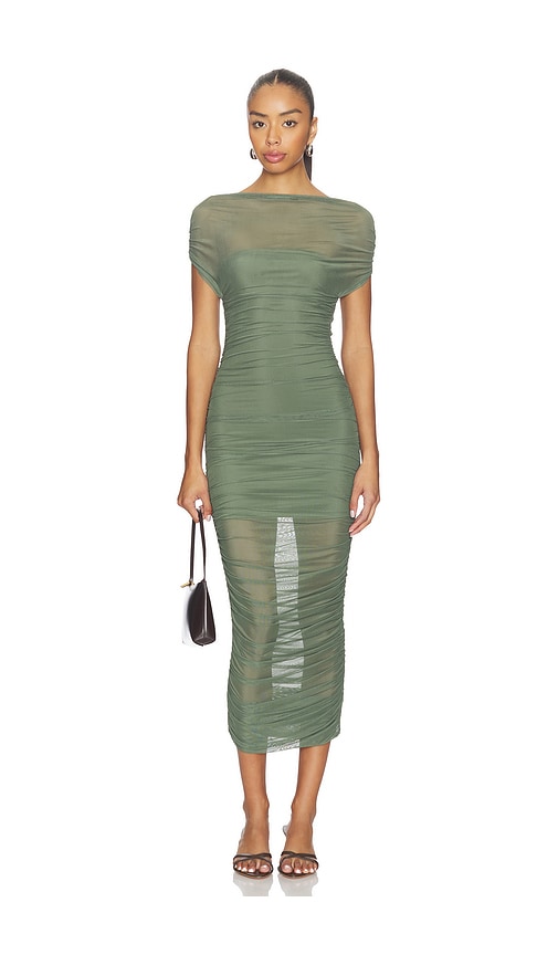 Short Sleeve Green Midi Dresses | REVOLVE