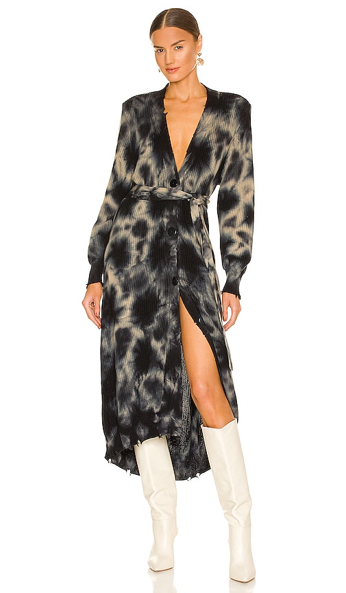 SER.O.YA Amanda Cardigan in Beige Tie Dye