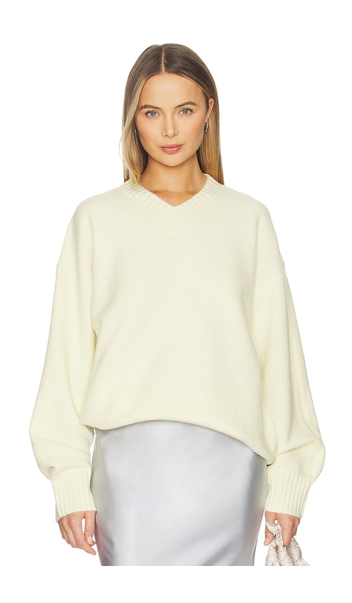 SEROYA Alejandra Sweater in Lemon. - size XS (also in S, M, L, XL)