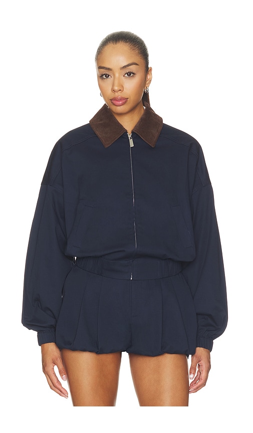 SEROYA Marielle Jacket in Blue. - size L (also in M, S, XS, XXS)