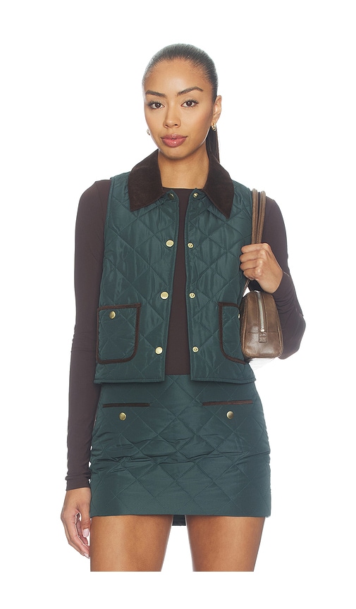 Ser.o.ya Aida Vest In Evergreen
