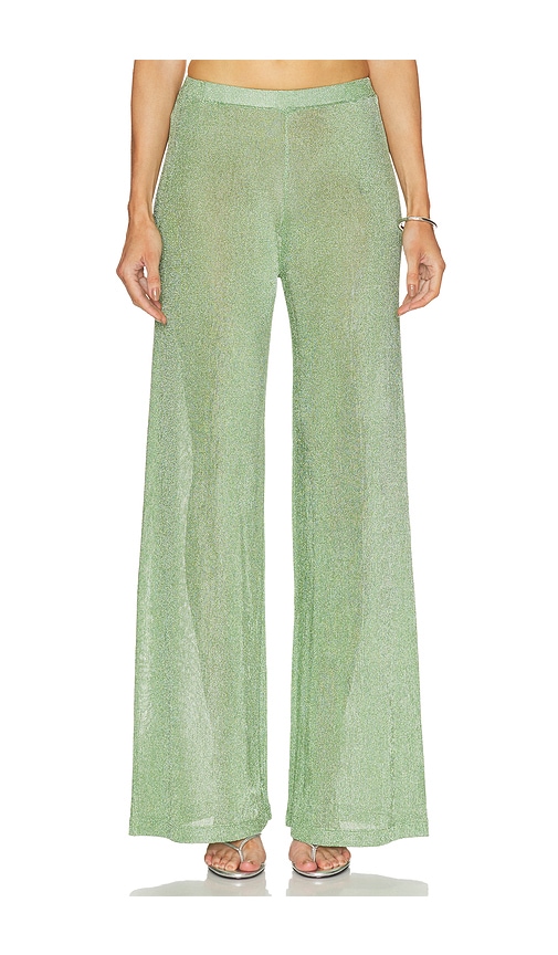 SEROYA Sheldon Metallic Knit Pant