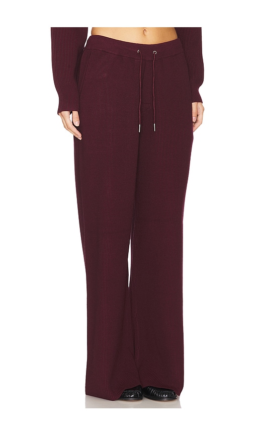 Shop Ser.o.ya Camila Sweatpant In Wine