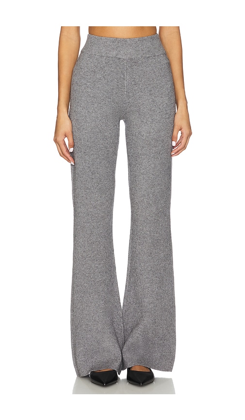 Ser.o.ya Mickie Knit Flare Pant In Gray