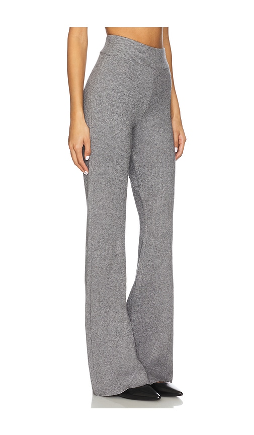 Ser.o.ya Mickie Knit Flare Pant In Gray
