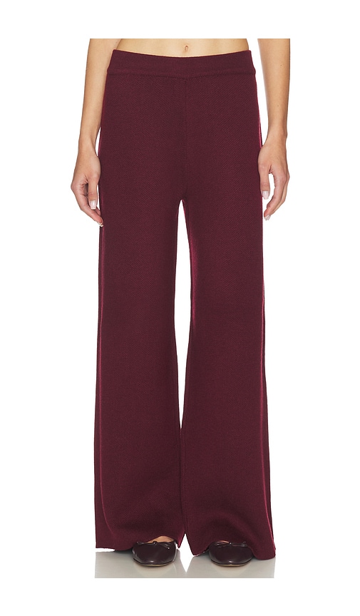 Ser.o.ya Juna Knit Pant In Burgundy