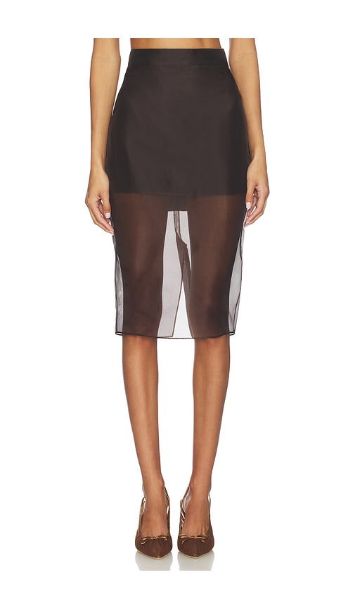 SEROYA JUPE MIDI ELDA en Brown Taille XS Also en 276 €