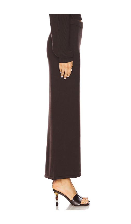  Seroya Java Midi Skirt In Chocolate. Size Xxs. Also In Xs, S, M. 
