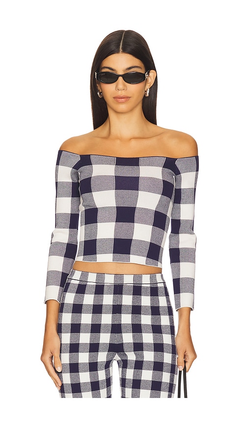 Vale Top in Navy. - size XS (also in M, S, XXS)