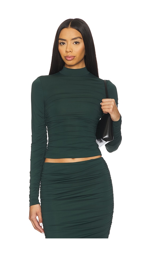 Ser.o.ya Dulcie Ruched Top In Green