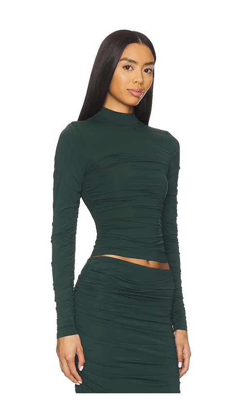 Ser.o.ya Dulcie Ruched Top In Green