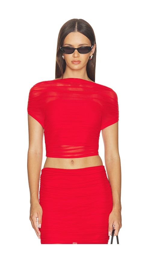 SEROYA Marsh Mesh Top en Red Taille XL Also en XXS XS S M L 254 €