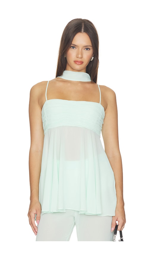 SEROYA Tamara Top in Blue. - size XS (also in S, M, L)