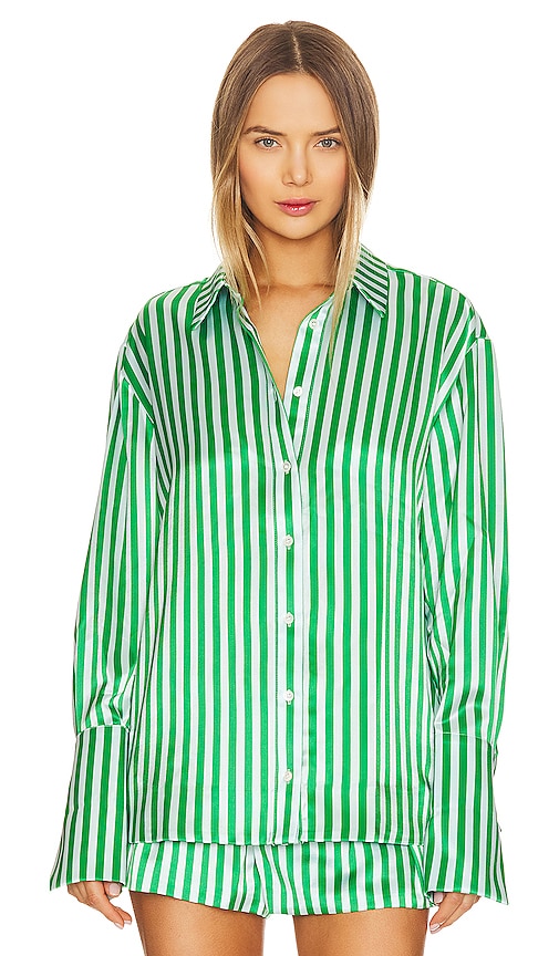 Shop Ser.o.ya Zucker Shirt In Green