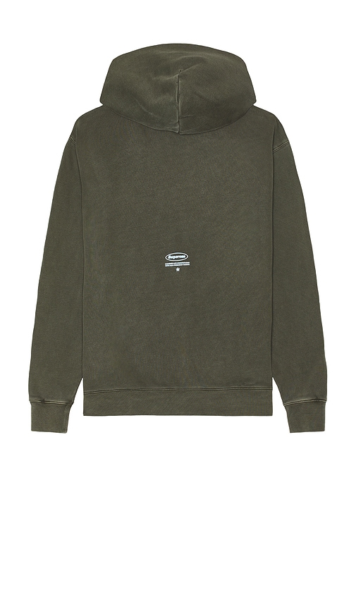 Shop Supervsn Meditation Saves Lives Hoodie In Olive