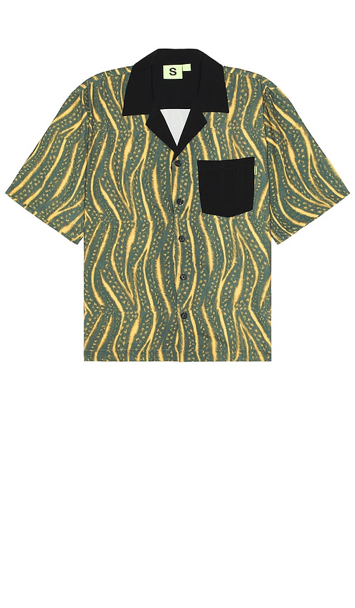 SUPERVSN Cornrow Shirt in Harvest Gold